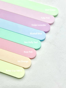 Acrylic name plates with outline
