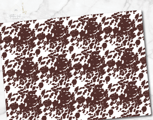 Cow Print Brown