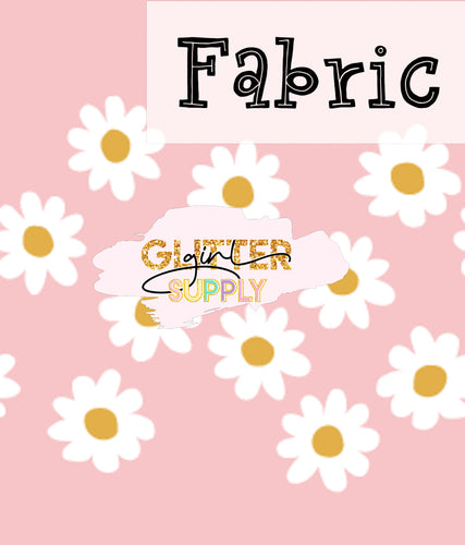Fabric Heycute daisy stripe