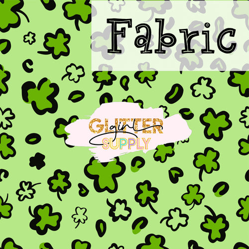 Fabric St Patricks Cheetah