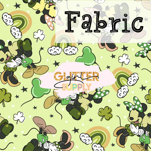 Fabric St pattys mouse