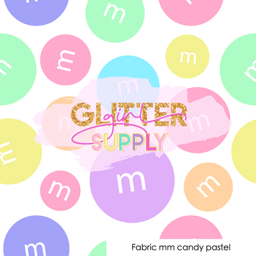 Fabric mm candy pastel