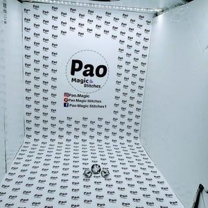 Custom backdrop with your logo