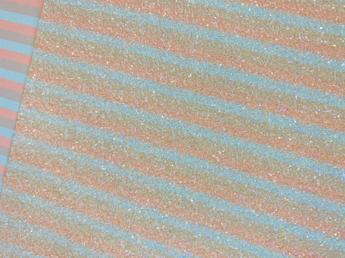 Chunky glitter light blue lines