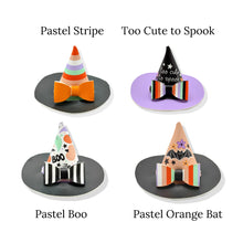 Load image into Gallery viewer, Little Spook Witch Hats with Bows Faux Leather DIY Hats- PIPS