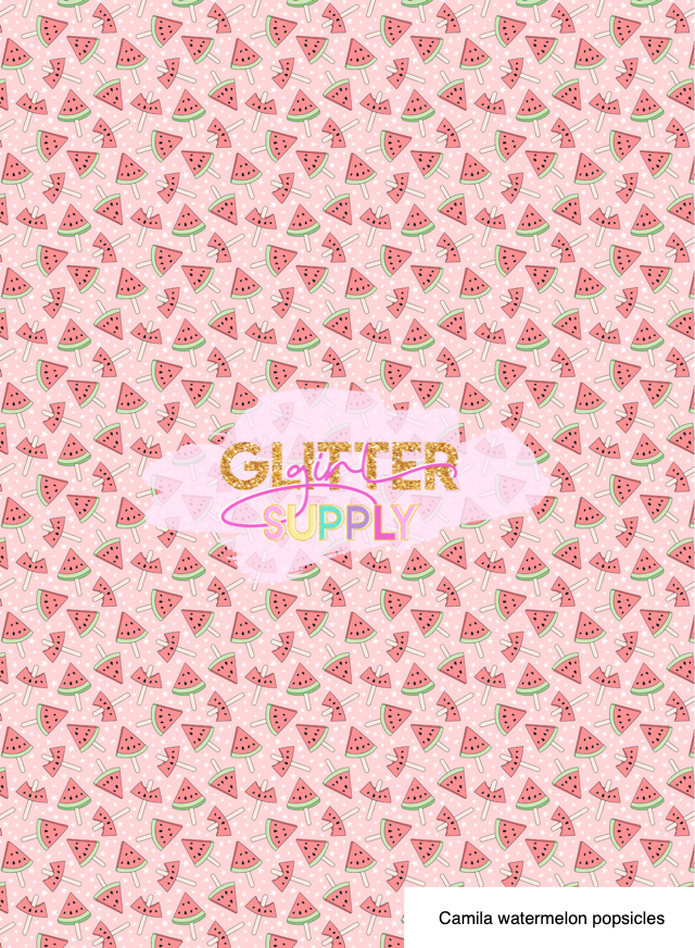 Camila watermelon popsicles