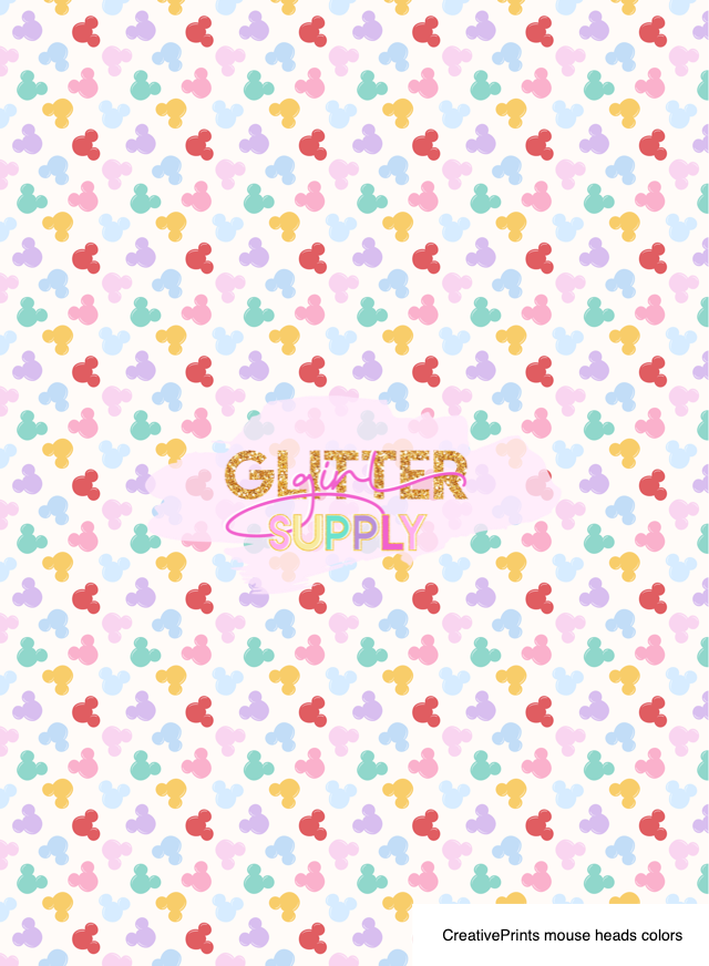 CreativePrints mouse heads colors