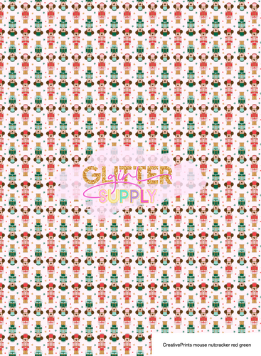 CreativePrints mouse nutcracker red green