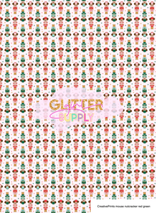 CreativePrints mouse nutcracker red green