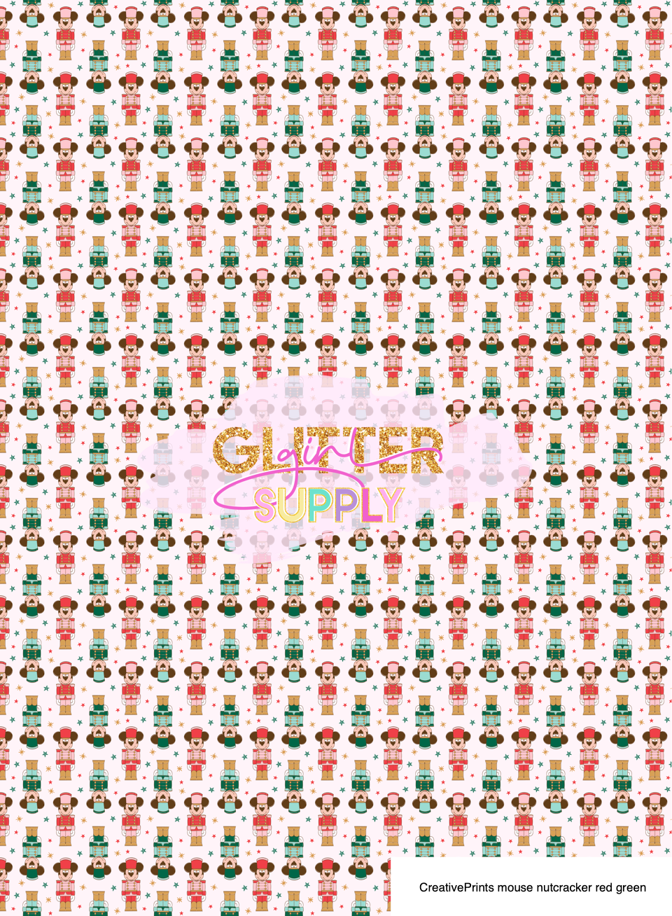 CreativePrints mouse nutcracker red green