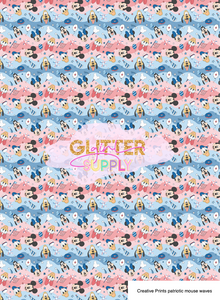 Creative Prints patriotic mouse waves