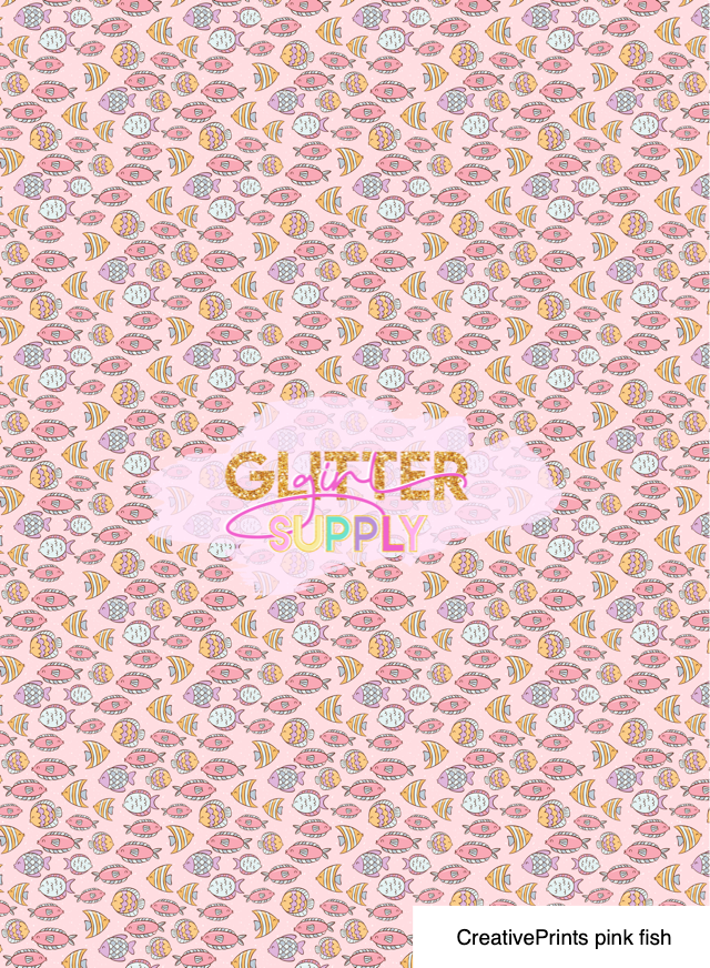 CreativePrints pink fish
