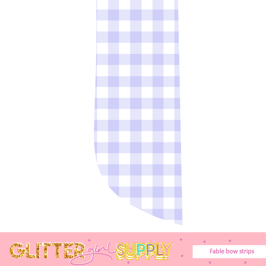 Fable strips Gingham purple