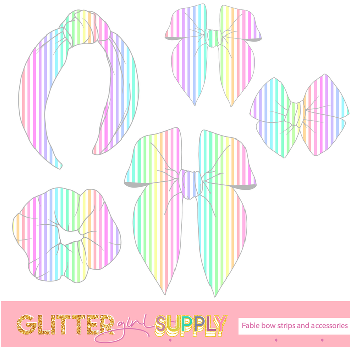 Fable Strips Cute rainbow lines