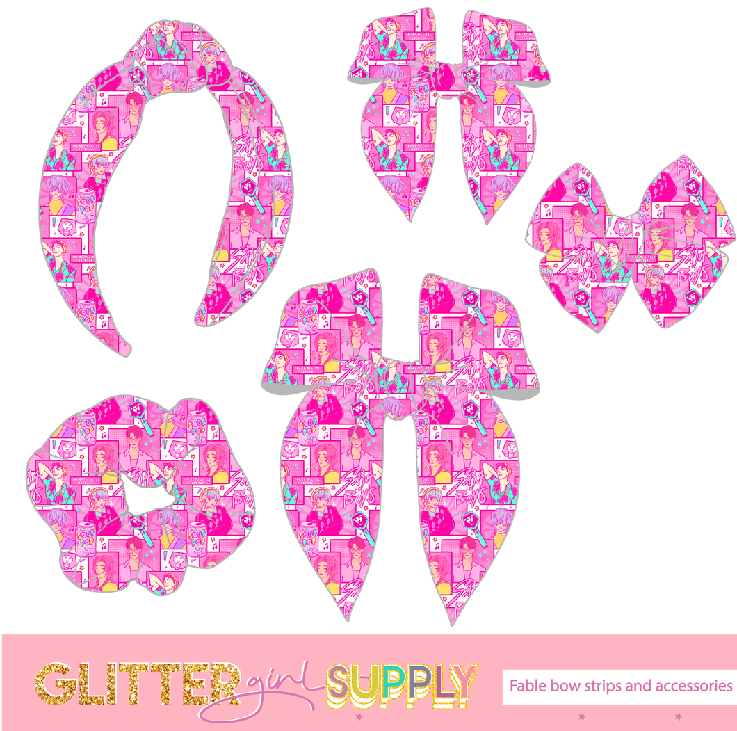 Fable Strips MBH Saja pink white