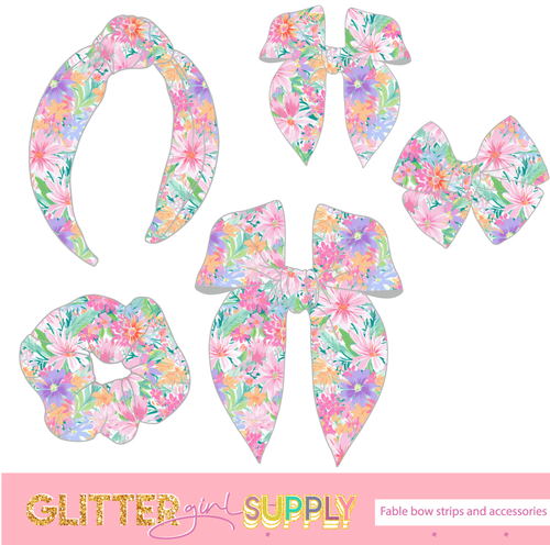 Fable Strips Preppy florals 27