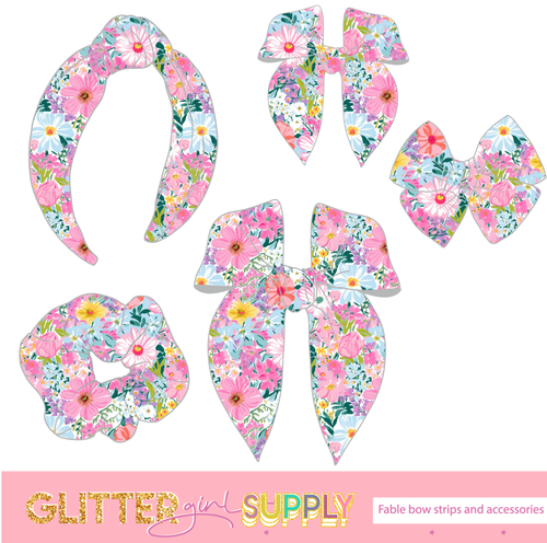 Fable Strips Preppy florals 28