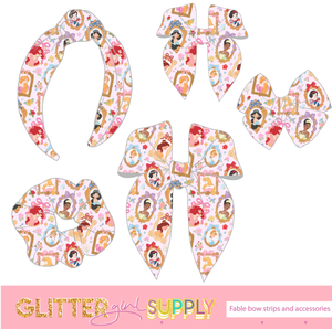 Fable Strips Princesses coquette frames flowers light