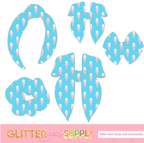 Fable Strips Skyy Bright ice cream cones