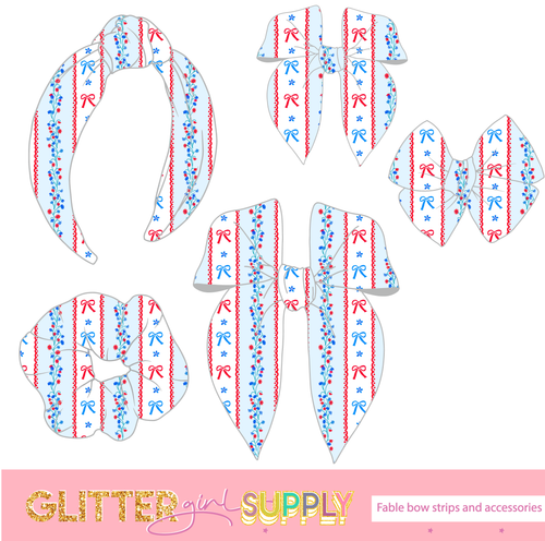 Fable Strips Skyy coquette july stripe