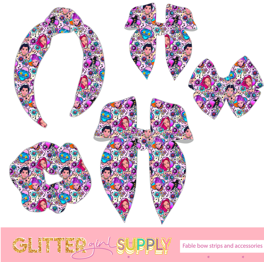 Fable Strips kpop hunter flowers