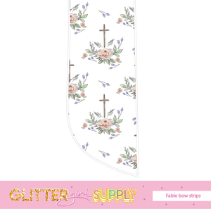 Fable Watercolor cross floral