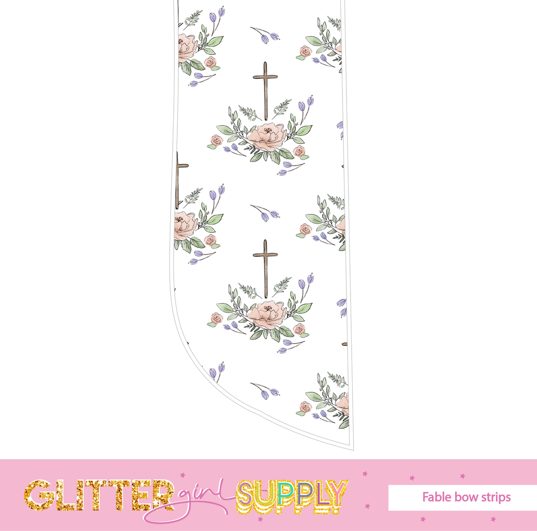 Fable Watercolor cross floral