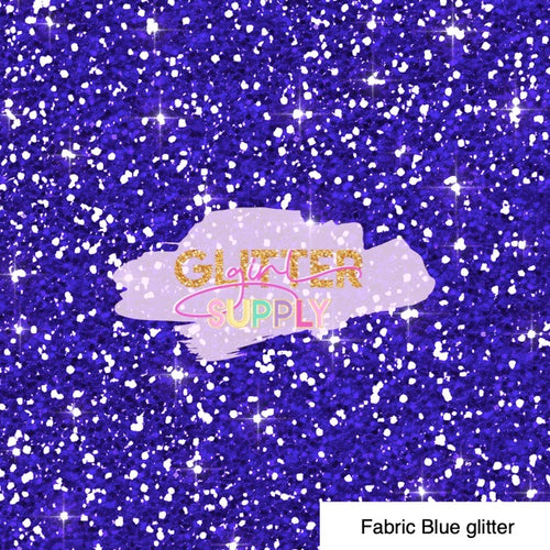 Fabric Blue glitter