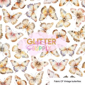 Fabric CF Vintage butterflies