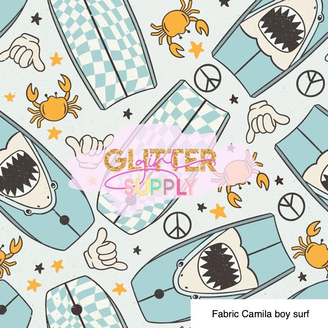 Fabric Camila boy surf