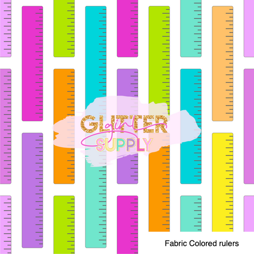 Fabric Colored rulers