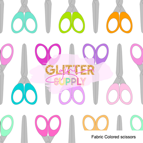 Fabric Colored scissors