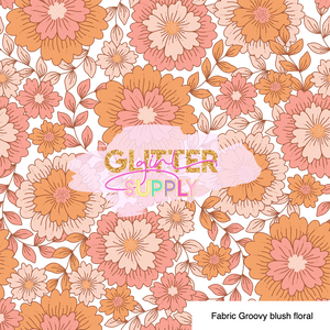 Fabric Groovy blush floral