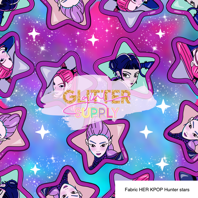 Fabric HER KPOP Hunter stars