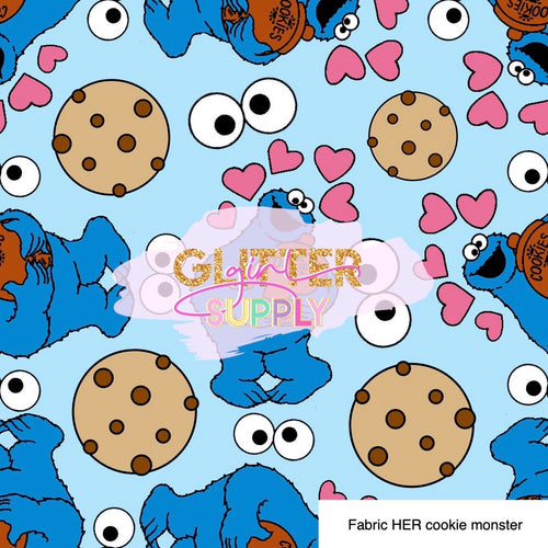 Fabric HER cookie monster