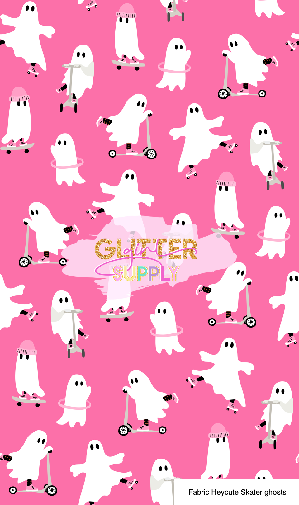 Fabric Heycute Skater ghosts