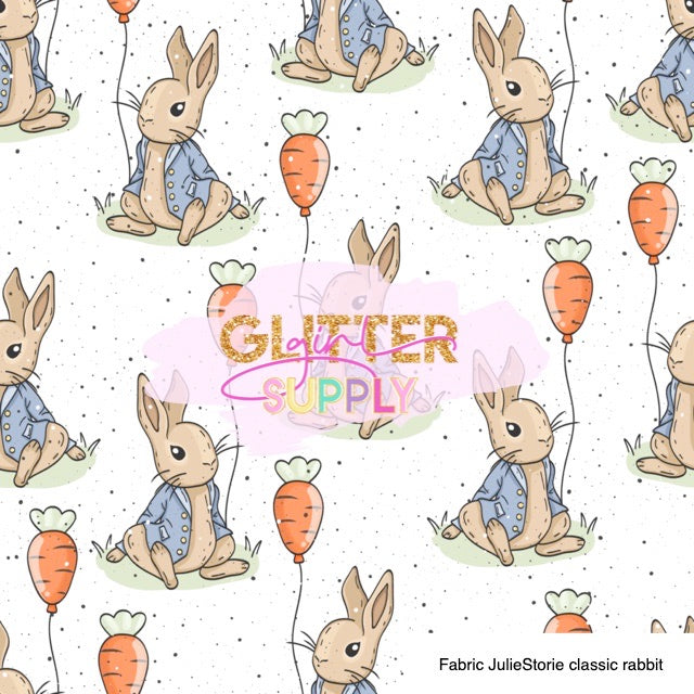 Fabric JulieStorie classic rabbit