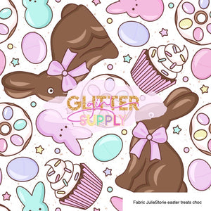 Fabric JulieStorie easter treats choc