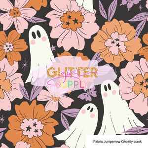 Fabric Juniperrow Ghostly black