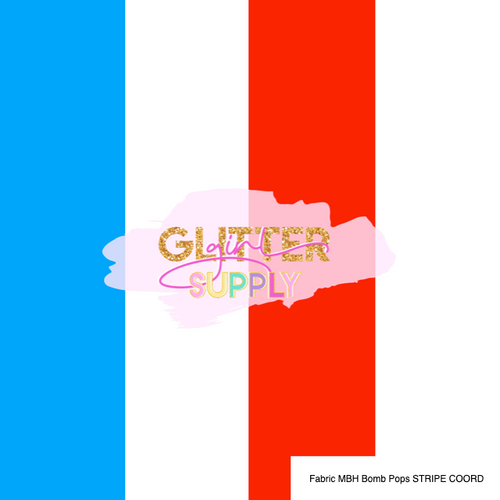 Fabric MBH Bomb Pops STRIPE COORD