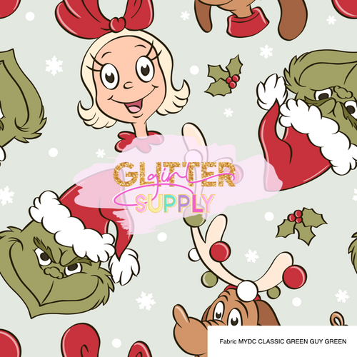 Fabric MYDC CLASSIC GREEN GUY GREEN