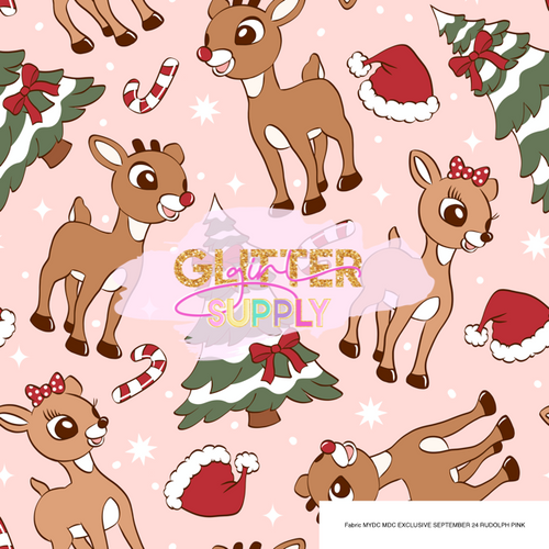 Fabric MYDC MDC EXCLUSIVE SEPTEMBER 24 RUDOLPH PINK