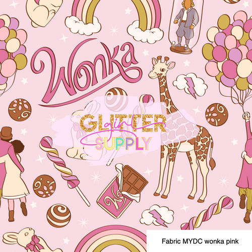 Fabric MYDC wonka pink