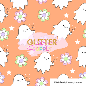 Fabric PeachyPattern ghost stars