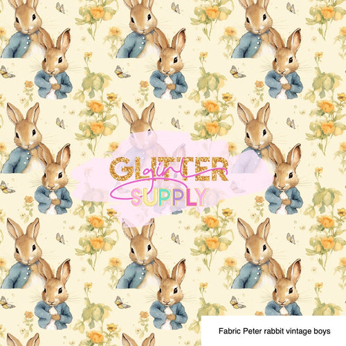 Fabric Peter rabbit vintage boys