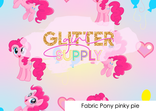 Fabric Pony pinky pie