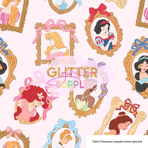 Fabric Princesses coquette frames light pink