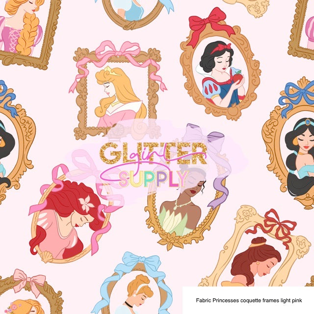 Fabric Princesses coquette frames light pink