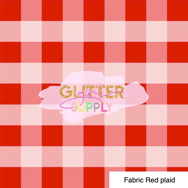 Fabric Red plaid