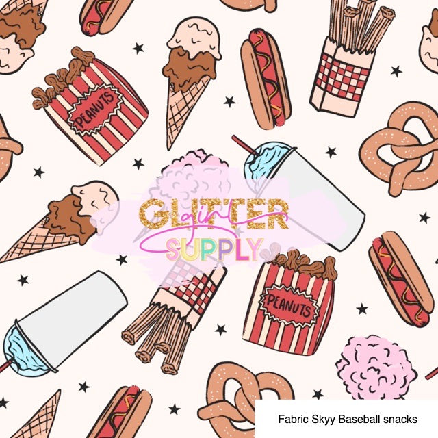 Fabric Skyy Baseball snacks